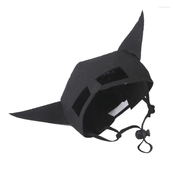 Costumes de chat, chauve-souris pour animaux de compagnie, accessoires de déguisement d'halloween, masque noir réglable 40JA