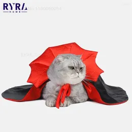 Cat Costumes Pet Cape Hat Role Play Vampire Accessoires Trend Jurk Leuke puppy kostuumhondenkleding