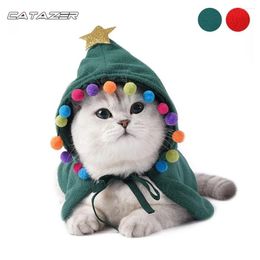 Costumes de chat !!!Costume de noël pour animaux de compagnie, vêtements créatifs, produit, cape amusante pour Halloween, fournitures pour la maison