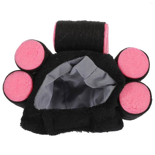Disfraces de gato Sombrero para mascotas Bonnet Ropa de pelo rizado Accesorio de carnaval Adorable Gorro de fiesta de felpa Halloween