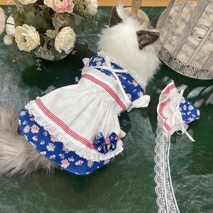 Katkostuums Pet items Kleding Rok Rok jurk Leuke pastorale prinses Yorkshire -producten