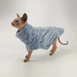 Kattenkostuums Huisdiertruien Winterkleding voor Sphynx Warme trui Jas Outfit Katten Wollig zacht haarloos kittenkostuum