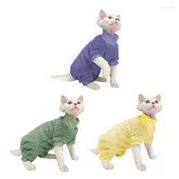 Kattenkostuums Dikke fleecejas voor huisdieren voor jongens en meisjes, katten voor binnen en buiten, kerstsweatshirt