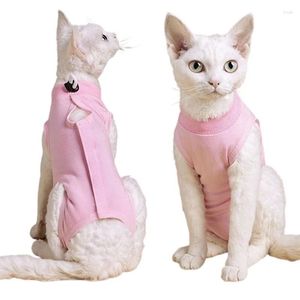 Katkostuums Pet Speende kleding voor kleine honden sterilisatie jumpsuit anti-licking herstelzorgpak puppy kitten vest kleding