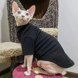 Disfraces de gato suave para mascota Dachshund ropa pequeña Sphynx Warm S Pamas sin pelo ropa para perros camisa gruesa Jersey invierno