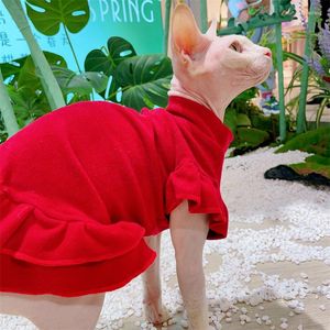 Katkostuums Sphynx kleding Haarloze lente zacht en huidvriendelijke Devon voor kitten kleine kattenhonden