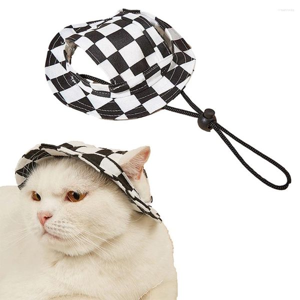 Disfraces de gatos waopet y gorros para perros suministros para mascotas de protección solar vestimenta de sombrero de cabeza de cumpleaños