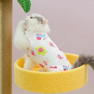 Katkostuums spenen kleding voor vrouwelijke katten cartoonpatroon Nasterend pak kleine honden anti-licking