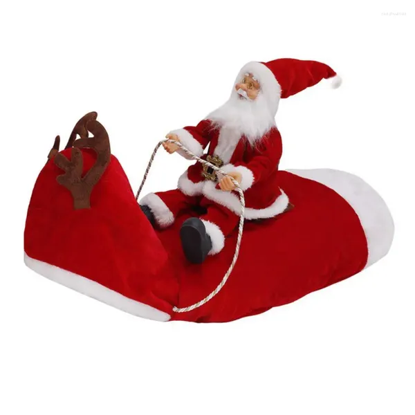 Cost Costumes Hiver Vêtements d'animaux de compagnie Costume de Noël festif Santa Claus roulant sur bande à mouler à carreau chaud tenue de vacances pour chiens