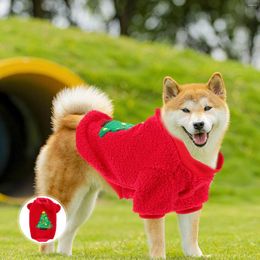 Disfraces para gatos Fiesta de Navidad Ropa para mascotas Cachorro grueso Divertido Navidad Calor Perro Invierno Cómodo disfraz Decoraciones para árboles