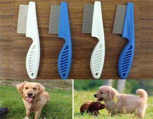 Outils de beauté de chien de chat en métal nit poil de poils de animaux de compagnie peigne à fuite fine fuite manche des animaux de compagnie 7944067