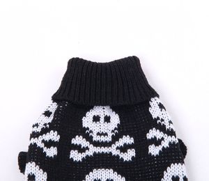 Cat Dog Sweater Jumper Skulls Jacquard Pet Puppy Coat Jas Warme Jumper Kleding voor hondenkatten Klein medium