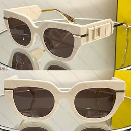 Gafas de sol diseñador de ojo gato mujeres anti-uV400 gafas de sol conduciendo gafas de lujo protección de gafas de moda Fe40122 gafas de sol protectoras