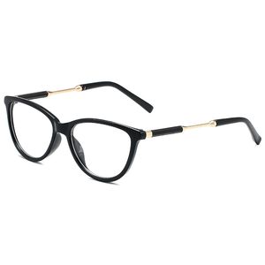 Lunettes oeil de chat mode hommes femmes lunettes cadre marque de luxe concepteur carré ordinateur lunettes qualité unisexe planche lunettes de prescription lunettes noires