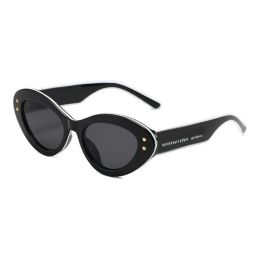 lunettes de vue de chat lunettes de soleil hommes mode ins net rouge mêmes hommes et femmes classique grand maître T3007 28 or noir argent cadre lentilles en résine avec boîte en gros