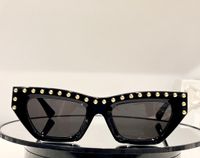 Cat Eye Gold Studa Sungass Black / Grey for Women Summer Sunnies UV400 Lens