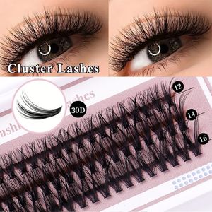 Cat Eye cils Fluffy Faux Mink Lash Russian Strip Curl False Foelles 4d 3d Wispy Curling Couss de curling Dramatic Natural Long Volume épais