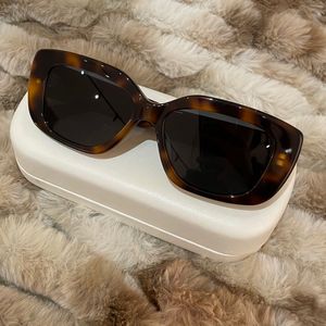 Lunettes de soleil œil de chat 40216, verres gris havane pour femmes, lunettes Sonnenbrille, lunettes de soleil Gafas de sol UV400 avec boîte