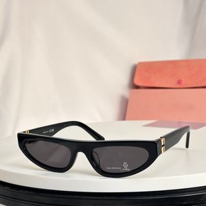 Gafas de sol tipo ojo de gato Negro Dorado/Gris oscuro 07z Mujer Sonnenbrille Shades Lunettes de Soleil Gafas vintage Occhiali da sole UV400 Gafas