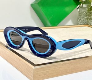 Cat Eye Zonnebril Blauw Grijs Lens voor Vrouwen Shades Lunettes de Soleil Luxe Bril Occhiali da sole UV400 Brillen