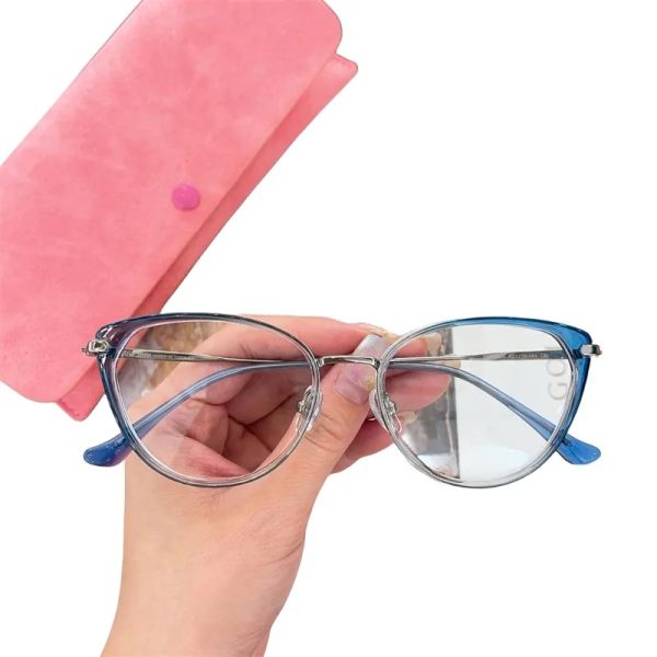 Gafas de sol Cat Eye para mujer, gafas de sol de diseñador para hombre y mujer, gafas de sol ovaladas uv400 de moda, estilo retro clásico disponible en varios colores con caja de regalo