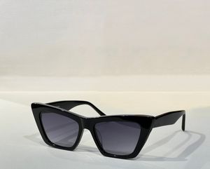 Cat Eye Sunglasses pour femmes Lunes de gradient gris noir brillant Sunnes Gafas De Sol Designers Lunettes de soleil Sonnenbrille Shades UV400 Eyewear Wth Box