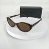 Cat Eye Sunglasses pour femme Protection UV Protection des lunettes carrées surdimension