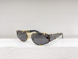 Cat Eye Sunglasses Femmes BV1206S Designer Sunglasses Menties pour hommes Fashion UV400 Lunettes de soleil ovales