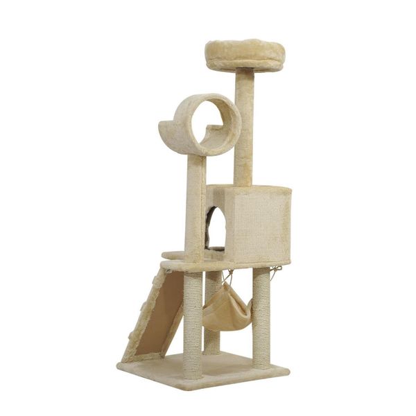 Muebles para gatos 52 Árbol para gatos Torre rascadora Post Condominio Casa para gatitos para mascotas qyluMw bdesports222S