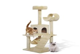 Muebles de gato 52quot Torre de árbol Cat Tower Post Condo Pet Kitty House Qylumw BDesports2820589