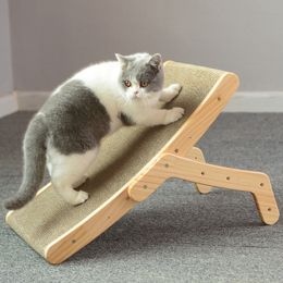 Cat Furniture Scratchers Cat Scratcher Board Houten frame Cat krabbed Bed Anti-Scatch Toys Claw Couch Scraper voor katten 230130