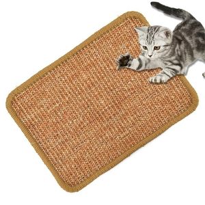 Cat Furniture Scratchers Natural Sisal Scratching Post Mat Scratcher Board Pad s Toy Climbing Tree Litter Lounger Pet Random Color 220928