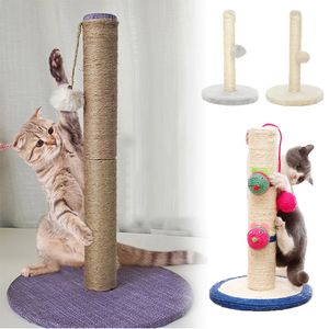 Meubles pour chat Grattoirs pour animaux de compagnie Jouet pour chat en sisal Poteau à chat pour arbre à chat Chaton Grattoir pour chat Tour de saut Jouet avec boule Grattoir pour chat Protéger les meubles 230130