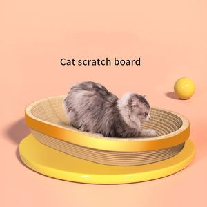 Chat Meubles Scratchers Scratch Board Nest Aiguiser Griffe Ongles Scraper S Jouets Protecteur Multifonction Carton Ondulé 220906