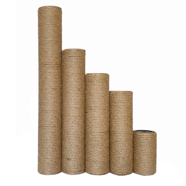 Catadrinas de muebles de gato Post para la torre de árboles Reemplazo del marco de escalada Sisal Sisal Rope Gatten Kitten Toy Scratch 230606