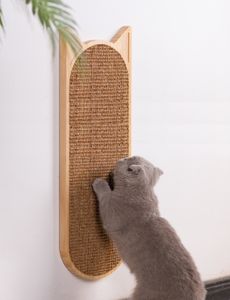 Griffoirs pour meubles de chat Arbre à chat mural pour chatons adultes Chatons en sisal Tapis à gratter pour chaton Santé 230130