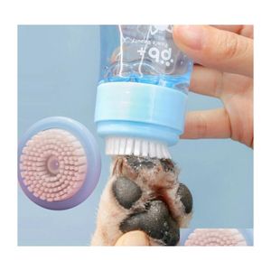 Peluquería para gatos Mascota Limpiador de pies portátil Taza Clipper Viajes Accesorios para perros Lavado de patas Pies limpios Mas Tiny Lavadora Dogsgrooming Drop del DHZMW