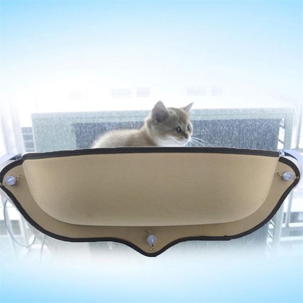 Chat hamac lit montage fenêtre Pod chaise longue ventouses chaud pour petit grand animal repos maison soleil mur doux furet Cage 211006