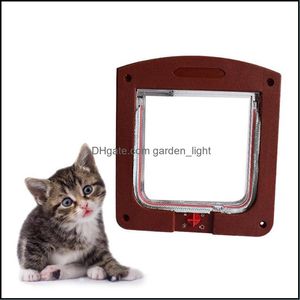 Cat Home Gardencat Carriers, Caisses Maisons Contrôlables Entrée et sortie pour animaux de compagnie Porte de sécurité Fournitures Taille Blanc Drop Livraison 2021 G07BQ