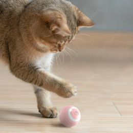 Cat Interactive Ball Smart Cat Dog Toys Electronic Interactive Cat Toy Indoor Automatic Rolling Magic Ball Cat Game Accessoires