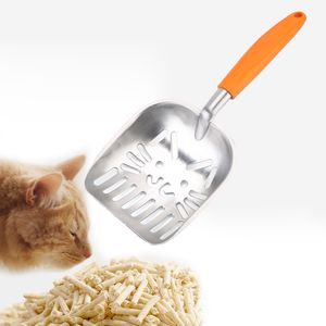 Scoop de métal à pellets de litière pour chats pour chats Cat Clean Fices Supplies Cat Sand Nettoyage Pet Nettoyage Tool Pet Produits