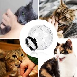 Chat Muzzle Anti-bite Hrewable Protective Space Hood Anti-Licking Grooming Mask Cat Bathing Themong Sac Small Pet Pet