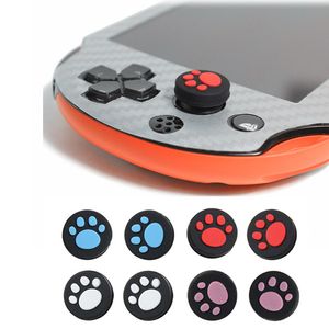 Cat Paw Contrôleur analogique Thumbstick Thumb Stick Grip Joystick Cover Caps pour PSV PS Vita 1000 2000 Console DHL FEDEX UPS LIVRAISON GRATUITE