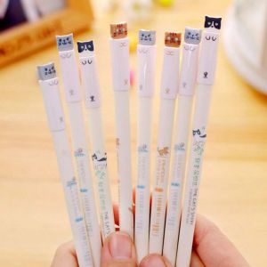  Cat Paw Jump Cat Gel Roller Ball Pens with 0.38mm 0.5mm Fine Point Black Ink Stationery Office Supplies