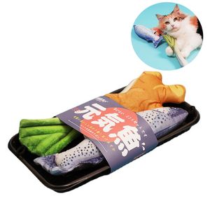 Kat Pluche Tanden Slijpen Baby Kat Huisdier Speelgoed Kat Pepermunt Vis Geluid Grappig Speelgoed Kat Tanden Chew Bite Speelgoed voor Katten Accessoires