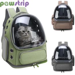 Cat s Crates Houses Sac pour chat pour animaux de compagnie Sac à dos extérieur respirant portable pour chats chiens Transport de chiot transparent Sacs de transport Fournitures pour animaux de compagnie 231208