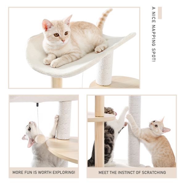 Chat's House Scratcher Meuble Mobilier Cat Tree serviette PETS HAMMOC CHAMP d'escalade jouet Perch Spacieux pour Dropshipping