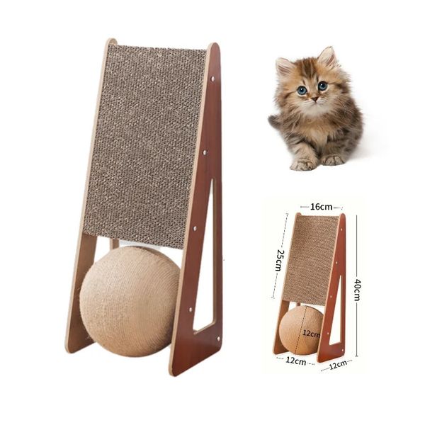 Cat Scratcher Board Scraper de chat détachable Post de grattage pour les chats grincement grimper jouet pour animaux de compagnie meubles de chats fournit 240403