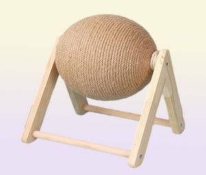 Chat gratching balle jouet chaton sisal corde ball planche broying paths toys chat grather wearResistant meubles de meubles pour animaux de compagnie 2206234471633