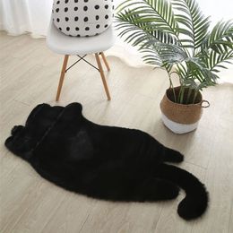 Chapeau de chambre à coucher en forme de chat en forme de chat canapé de salon canapé non glissé pour fille douce de chambre de lit de chambre à coucher décor 231221